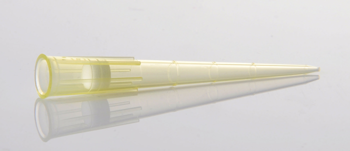 1-200ul濾芯吸嘴，黃色，帶刻度，盒裝滅菌，科進(jìn)/KIRGEN