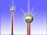 多針球形優(yōu)化避雷針， 球狀型雷電接閃器